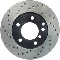 StopTech Sport Cross Drilled Brake Rotor; Front Right