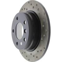 StopTech - StopTech Sport Cryo Cross Drilled Brake Rotor; Rear Left - Image 2