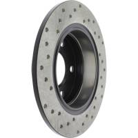 StopTech - StopTech Sport Cryo Cross Drilled Brake Rotor; Rear Left - Image 4