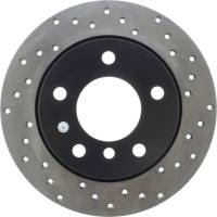 StopTech - StopTech Sport Cryo Cross Drilled Brake Rotor; Rear Left - Image 5