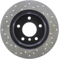 StopTech - StopTech Sport Cross Drilled Brake Rotor; Rear Left - Image 2