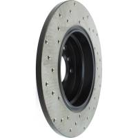 StopTech - StopTech Sport Cryo Cross Drilled Brake Rotor; Rear Left - Image 4