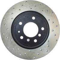 StopTech Sport Cross Drilled Brake Rotor; Rear Right