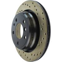 StopTech - StopTech Sport Cryo Cross Drilled Brake Rotor; Rear Left - Image 4