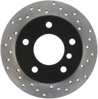 StopTech - StopTech Sport Cross Drilled Brake Rotor; Rear Left - Image 1