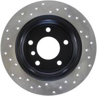 StopTech - StopTech Sport Cross Drilled Brake Rotor; Rear Left - Image 2