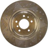 StopTech - StopTech Sport Cryo Cross Drilled Brake Rotor; Rear Left - Image 2