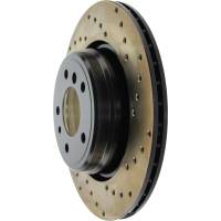 StopTech - StopTech Sport Cryo Cross Drilled Brake Rotor; Rear Left - Image 4