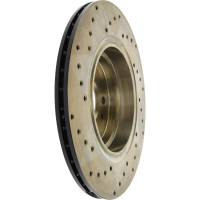 StopTech - StopTech Sport Cryo Cross Drilled Brake Rotor; Rear Left - Image 5