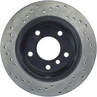 StopTech - StopTech Sport Cross Drilled Brake Rotor; Rear Left - Image 2