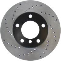 StopTech Sport Cross Drilled Brake Rotor; Front Right