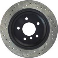 StopTech - StopTech Sport Cryo Cross Drilled Brake Rotor; Rear Left - Image 4