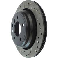 StopTech - StopTech Sport Cryo Drilled Brake Rotor; Rear Right - Image 5