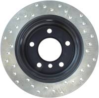 StopTech - StopTech Sport Cross Drilled Brake Rotor; Rear Right - Image 2