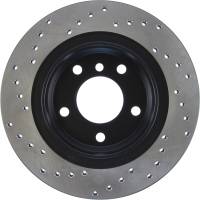 StopTech - StopTech Sport Cryo Cross Drilled Brake Rotor; Rear Left - Image 2