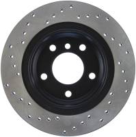 StopTech - StopTech Sport Cross Drilled Brake Rotor; Rear Left - Image 2