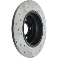 StopTech - StopTech Sport Cryo Cross Drilled Brake Rotor; Rear Left - Image 4