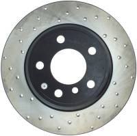 StopTech Sport Cross Drilled Brake Rotor; Rear Right