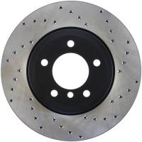 StopTech Sport Cross Drilled Brake Rotor; Front Left