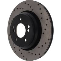 StopTech - StopTech Sport Cryo Cross Drilled Brake Rotor; Rear Left - Image 5