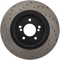 StopTech - StopTech Sport Cross Drilled Brake Rotor; Rear Left - Image 2