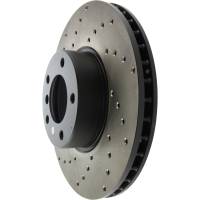 StopTech - StopTech Sport Cryo Cross Drilled Brake Rotor; Front Right - Image 4