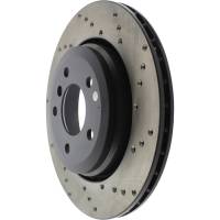 StopTech - StopTech Sport Cryo Cross Drilled Brake Rotor; Rear Left - Image 4