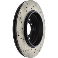 StopTech - StopTech Sport Cryo Cross Drilled Brake Rotor; Rear Left - Image 5