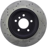 StopTech - StopTech Sport Cross Drilled Brake Rotor; Rear Left - Image 2