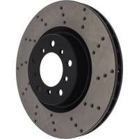 StopTech - StopTech Sport Cryo Cross Drilled Brake Rotor; Front Left - Image 4