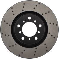 StopTech Sport Cross Drilled Brake Rotor; Front Right