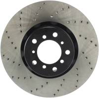 StopTech Sport Cross Drilled Brake Rotor; Front Right