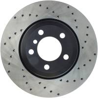 StopTech Sport Cross Drilled Brake Rotor; Rear Left