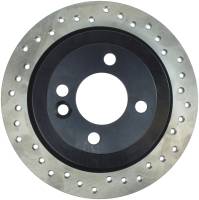 StopTech - StopTech Sport Cross Drilled Brake Rotor; Rear Left - Image 1