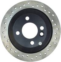 StopTech Sport Cross Drilled Brake Rotor; Rear Right