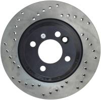 StopTech Sport Cross Drilled Brake Rotor; Front Right