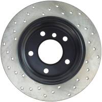 StopTech - StopTech Sport Cross Drilled Brake Rotor; Rear Left - Image 2