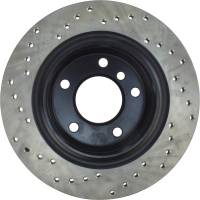 StopTech - StopTech Sport Cryo Cross Drilled Brake Rotor; Rear Left - Image 4