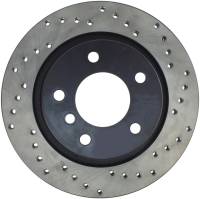 StopTech - StopTech Sport Cross Drilled Brake Rotor; Rear Left - Image 1