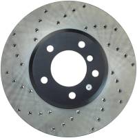 StopTech Sport Cross Drilled Brake Rotor; Front Right