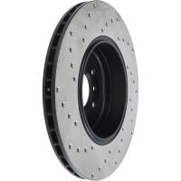 StopTech - StopTech Sport Cryo Cross Drilled Brake Rotor; Rear Left - Image 4