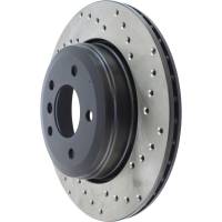 StopTech - StopTech Sport Cryo Cross Drilled Brake Rotor; Rear Left - Image 3