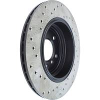 StopTech - StopTech Sport Cryo Cross Drilled Brake Rotor; Rear Left - Image 5