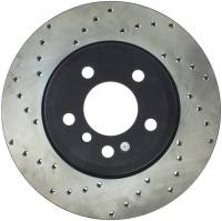 StopTech Sport Cross Drilled Brake Rotor; Front Right