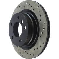 StopTech - StopTech Sport Cryo Cross Drilled Brake Rotor; Rear Left - Image 2