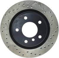 StopTech Sport Cross Drilled Brake Rotor; Rear Left