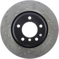 StopTech Sport Cross Drilled Brake Rotor; Front Right