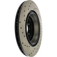 StopTech - StopTech Sport Cryo Cross Drilled Brake Rotor; Rear Left - Image 4