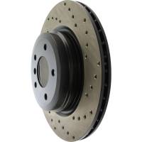 StopTech - StopTech Sport Cryo Cross Drilled Brake Rotor; Rear Left - Image 5