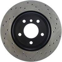 StopTech Sport Cross Drilled Brake Rotor; Rear Left